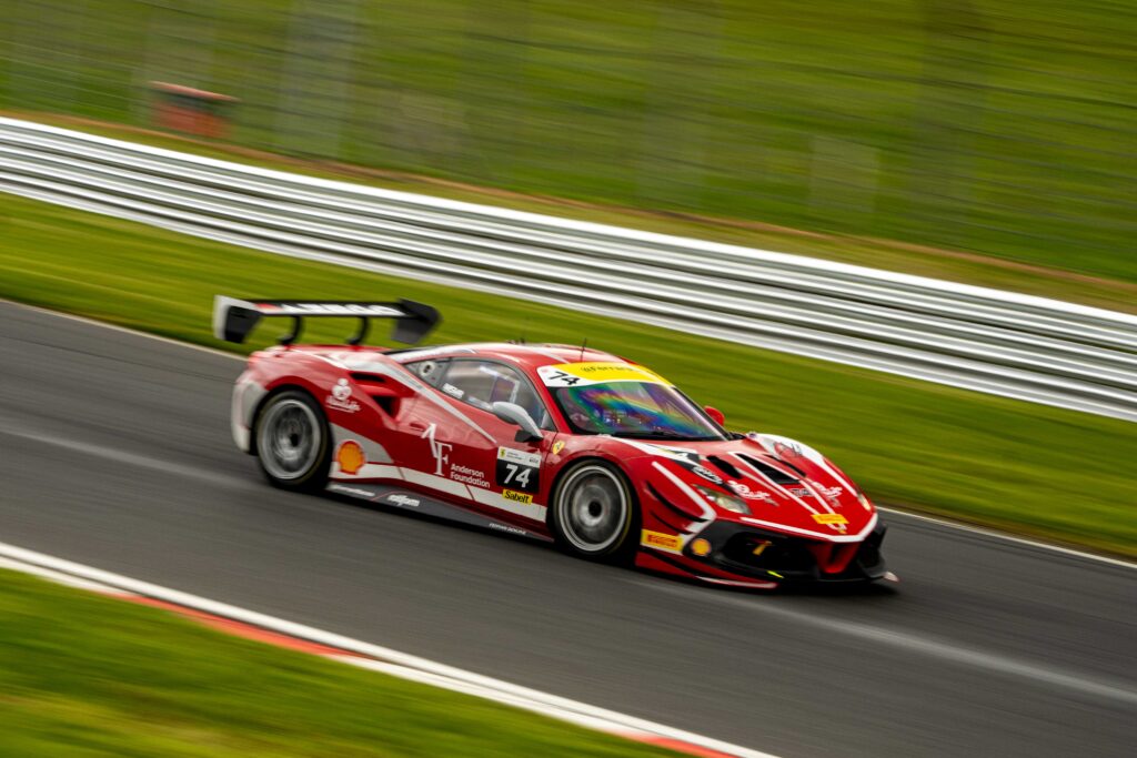 Stephen Dopson Ferrari Challenge UK Brands Hatch April 2024