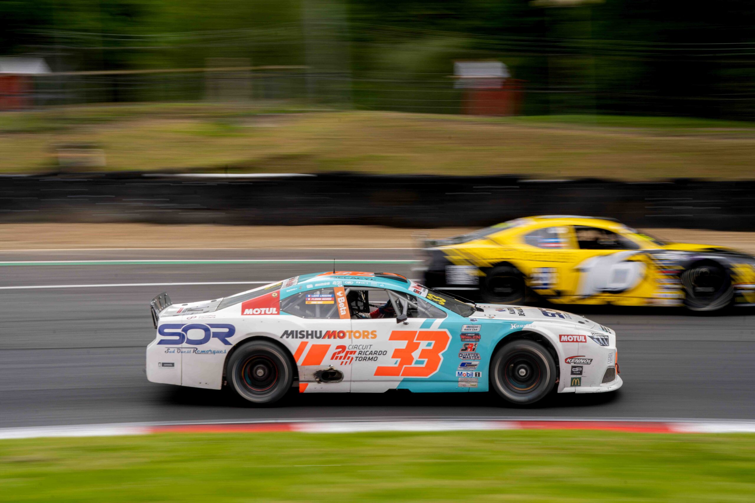 Euronascar Testing Before the American SpeedFest Brands Hatch