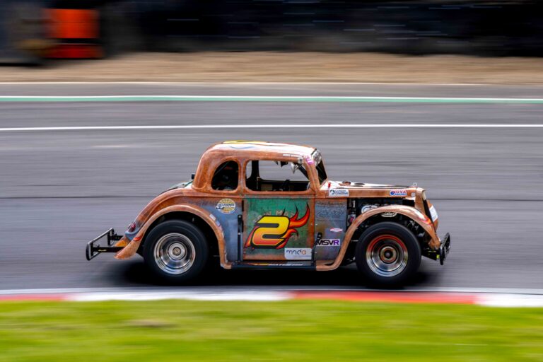 US Legend Cars Testing Before American SpeedFest 2024