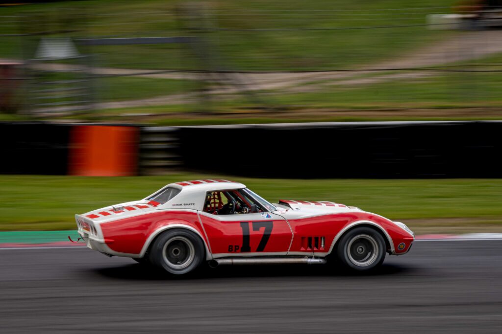 Nik Baatz Corvette Testing at Brands Hatch American SpeedFest