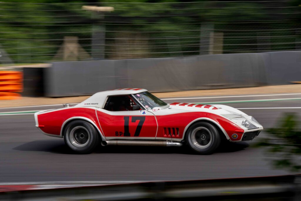 Nik Baatz Corvette Testing at Brands Hatch American SpeedFest