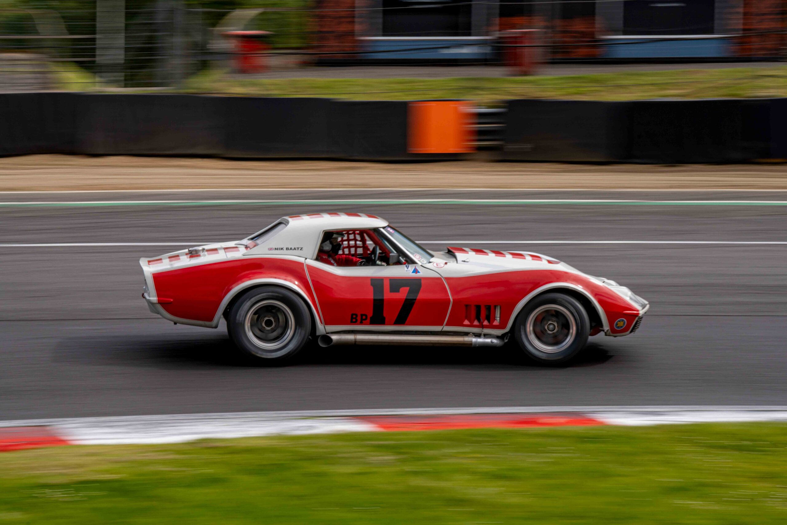 Nik Baatz Corvette Testing at Brands Hatch American SpeedFest