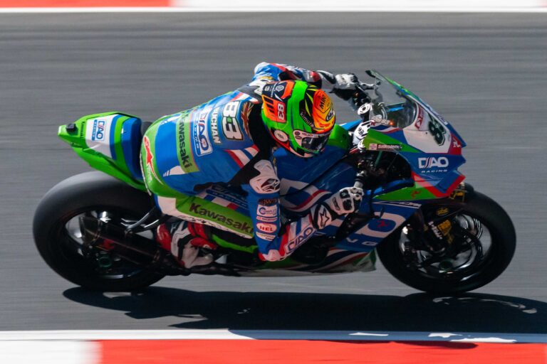 British Super Bikes FP1 at Brands Hatch BSB 2024 Danny Buchan