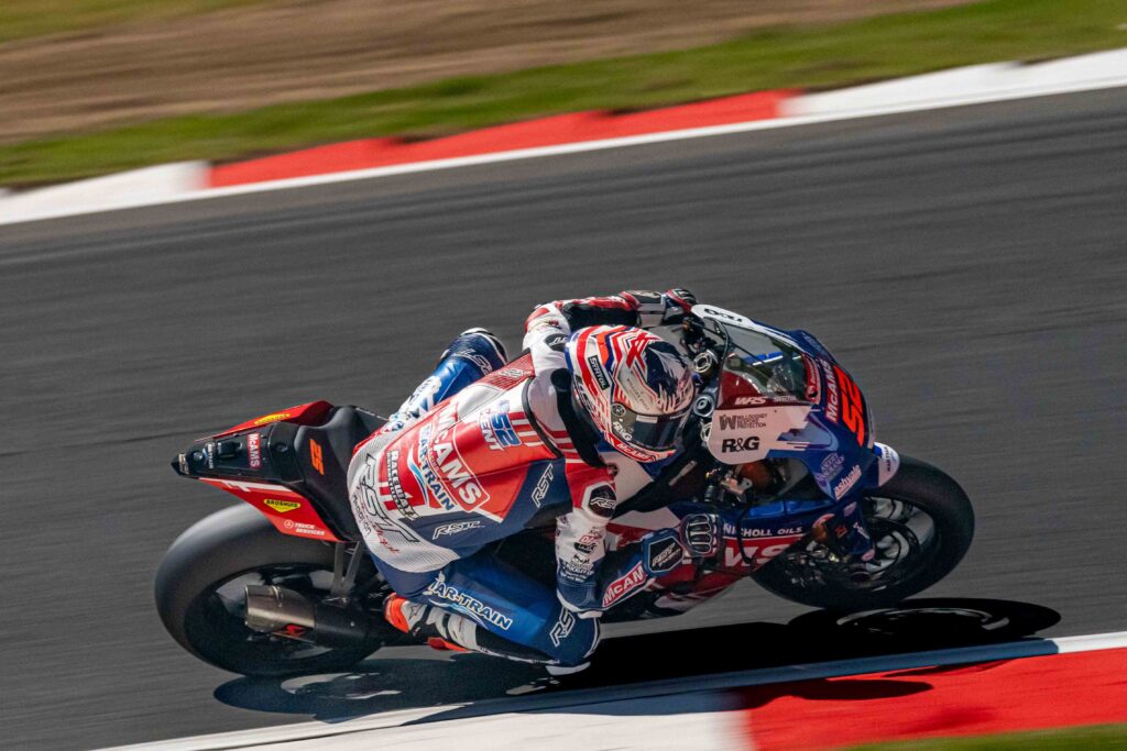 British Super Bikes FP1 at Brands Hatch BSB 2024