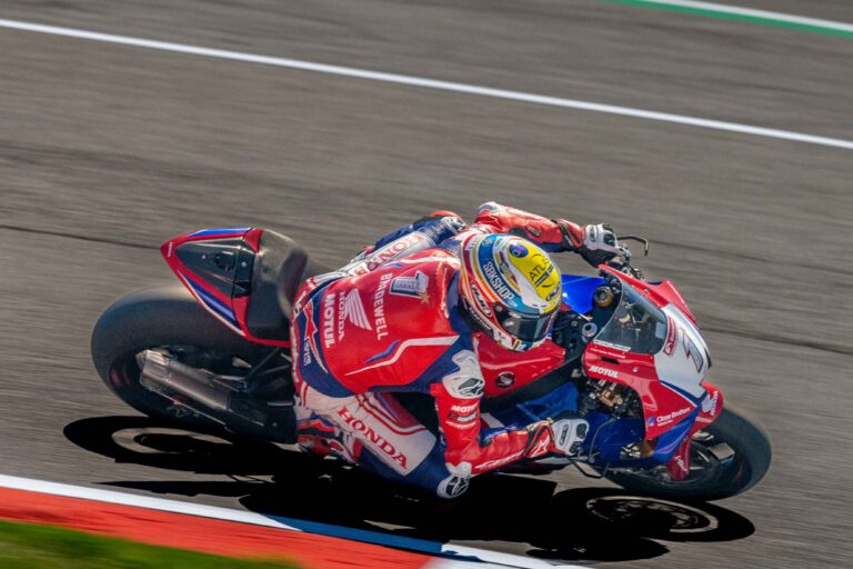 2023 British Super Bikes champion Tommy Bridewell During FP1 at Brands Hatch BSB 2024