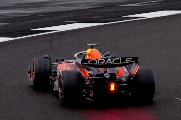 Max Verstappen During FP3 At The British Grand Prix 2024.