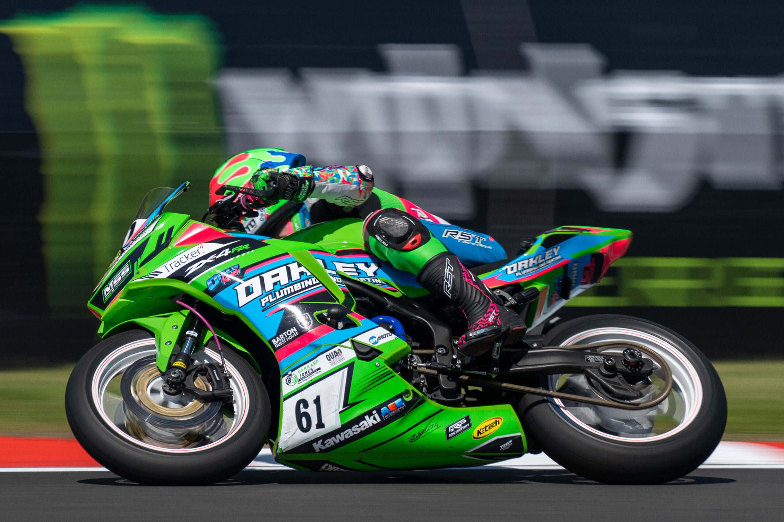 Freddy Oakley Kawasaki British Superteen at Brands Hatch BSB 2024