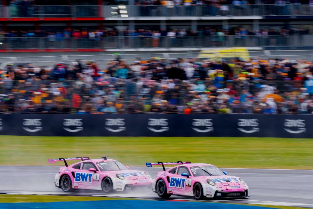 Harry King & Robert de Haan Porsche Mobil 1 Supercup At Silverstone 2024