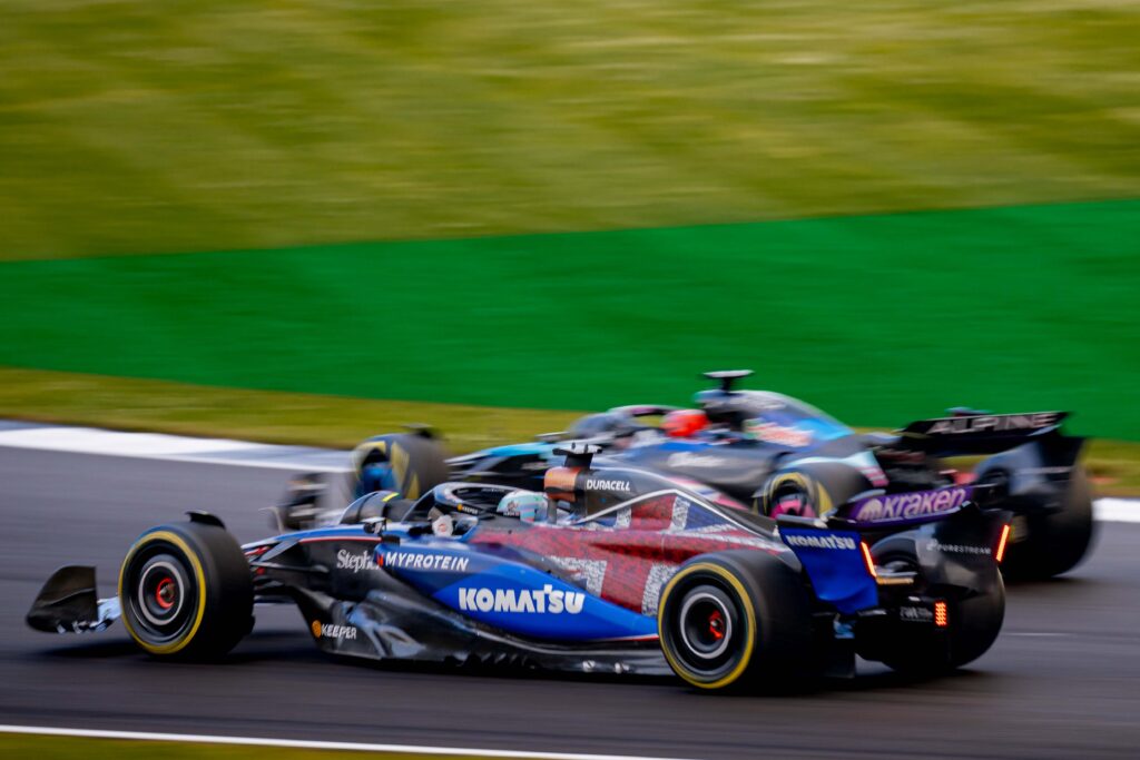 Alex Albon on Esteban Ocon at the British Grand Prix Silverstone 2024