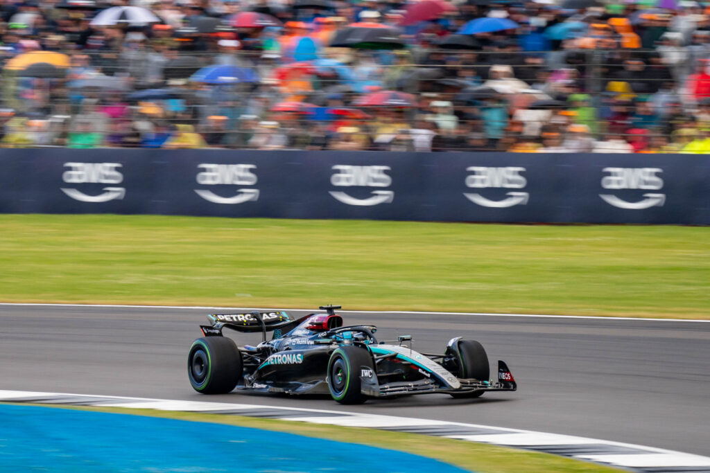 George Russell during the British Grand Prix Silverstone 2024 F1