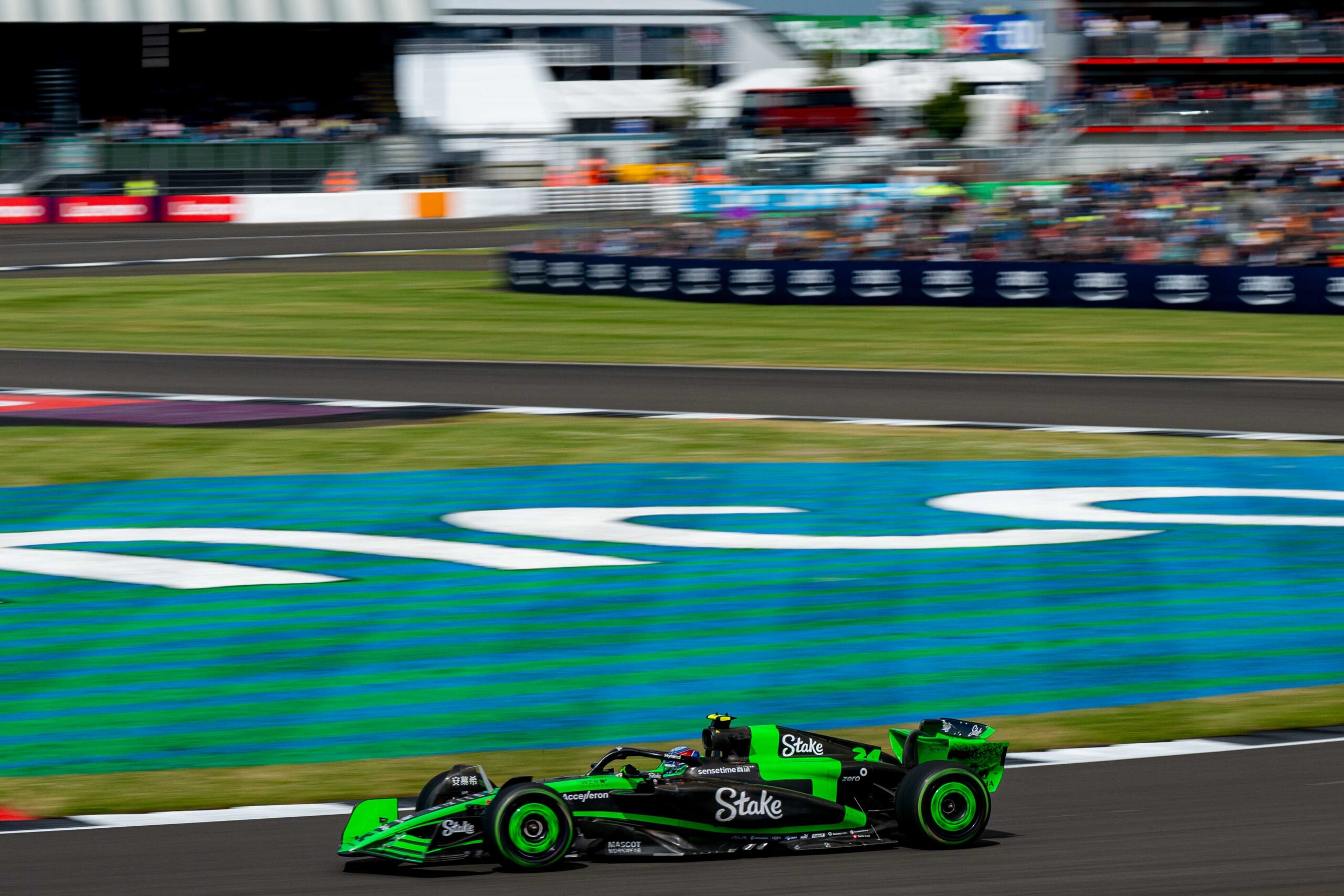 Zhou Guanyu Kick Sauber at the British Grand Prix Silverstone 2024