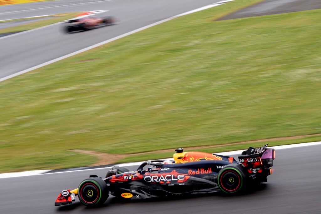 Max Verstappen During FP3 at F1 Silverstone 2024