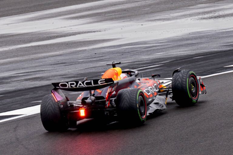 Max Verstappen During FP3 at F1 Silverstone 2024