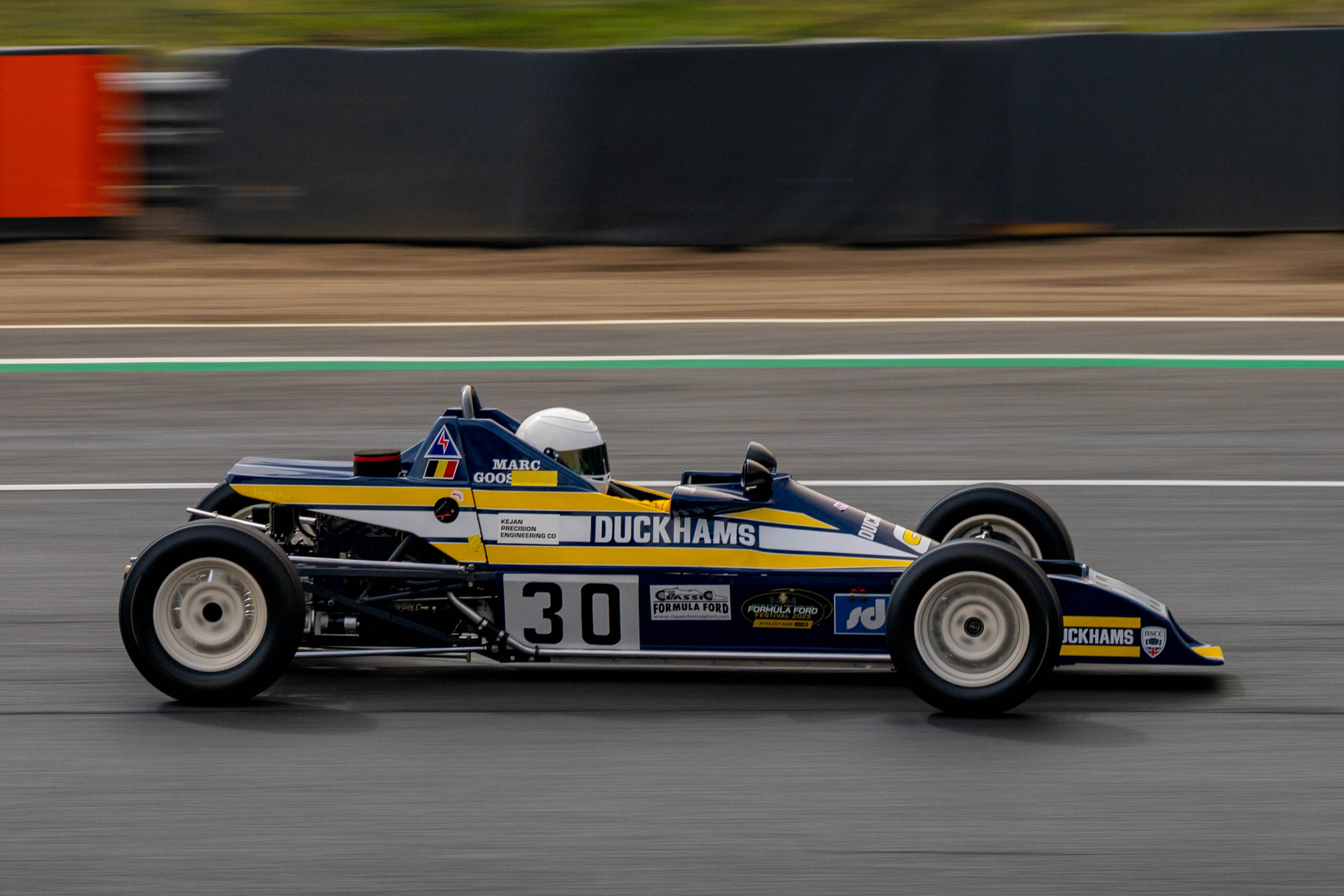 Duckhams Livery 1980 Van Diemen At a Brands Hatch Test Day 2024