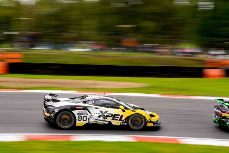 Car # 90 Zac Meakin & Jack Brown in a McLaren Artura GT4 at Brands Hatch September 2024