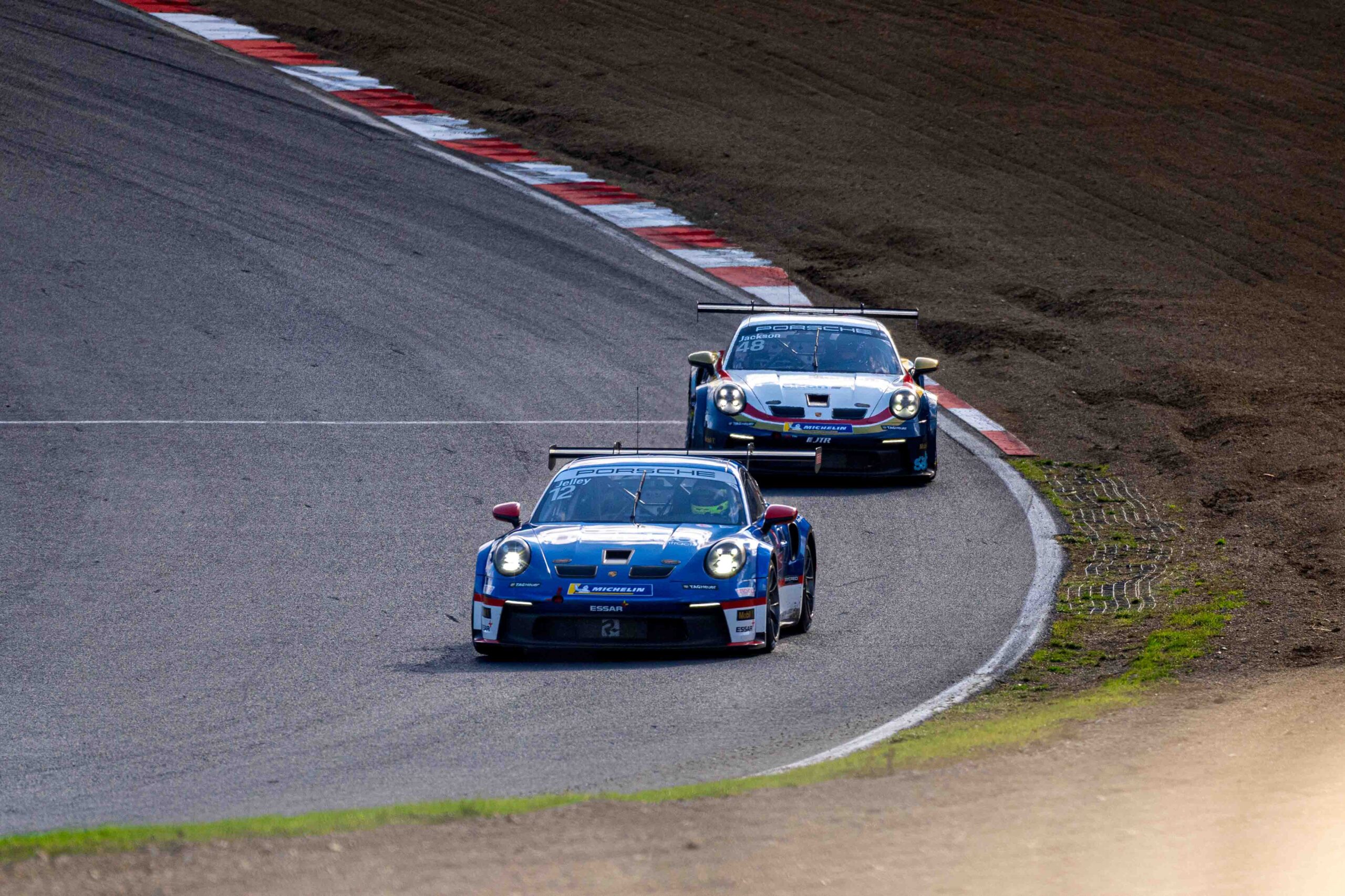 Porsche Super Cup Qualifying at Brands Hatch Oct 2024