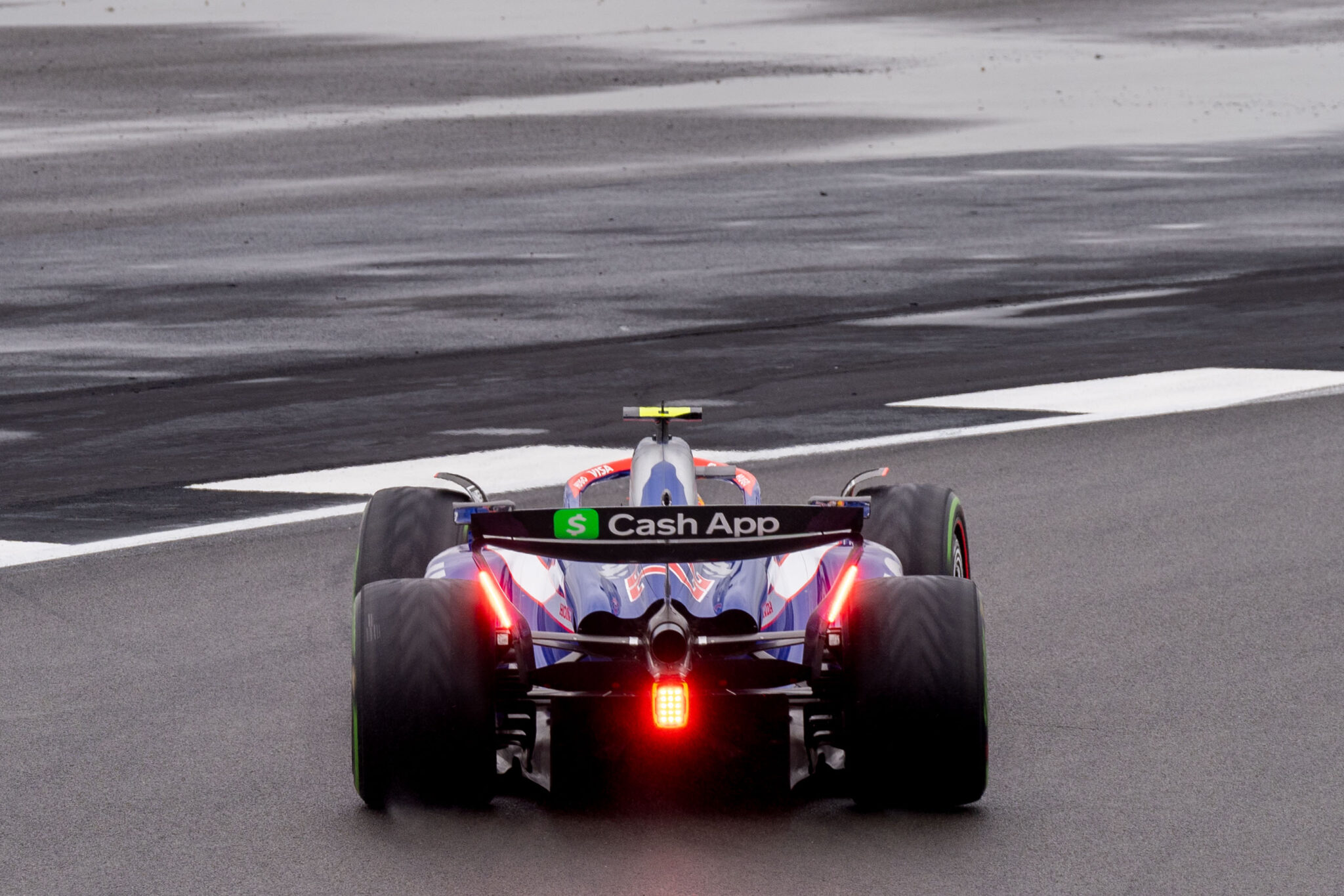 Yuki Tsunoda Driving His Visa Cash App RB During FP3 At The British F1 Grand Prix Silverstone 2024