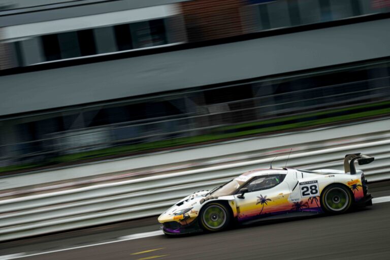 Spirit of Race at the Silverstone 500, Ferrari 296 GT3 Marcos Vivian & Francesco Castellacci.