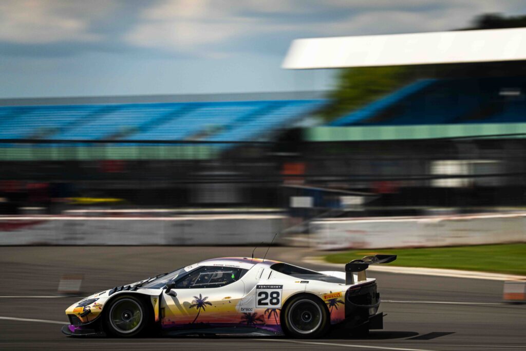 Spirit of Race at the Silverstone 500, Ferrari 296 GT3 Marcos Vivian & Francesco Castellacci.