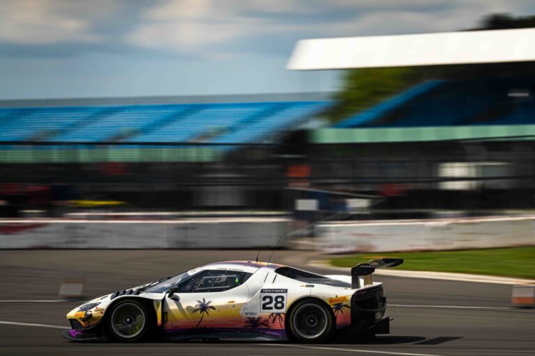 Spirit of Race at the Silverstone 500, Ferrari 296 GT3 Marcos Vivian & Francesco Castellacci.