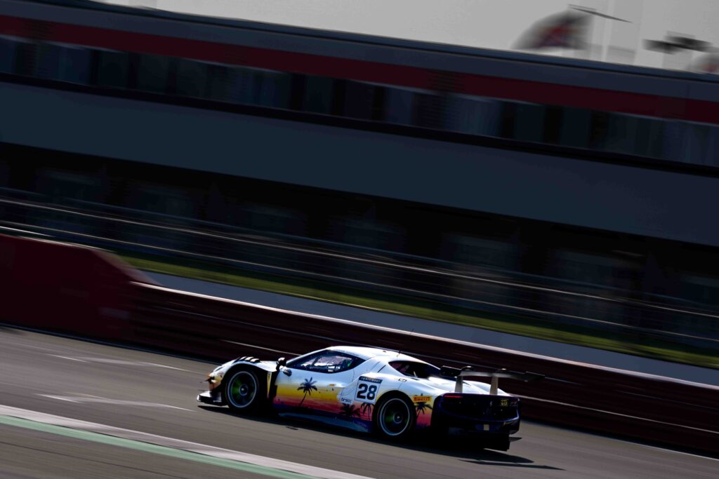 Spirit of Race at the Silverstone 500, Ferrari 296 GT3 Marcos Vivian & Francesco Castellacci.