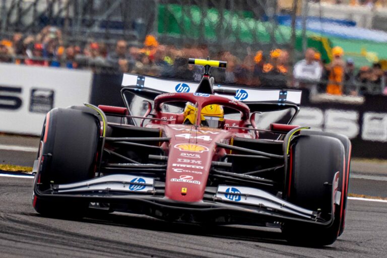 Lewis Hamiltonl During The Formula 1 Feature Race At The Silverstone Grand Prix 2025
