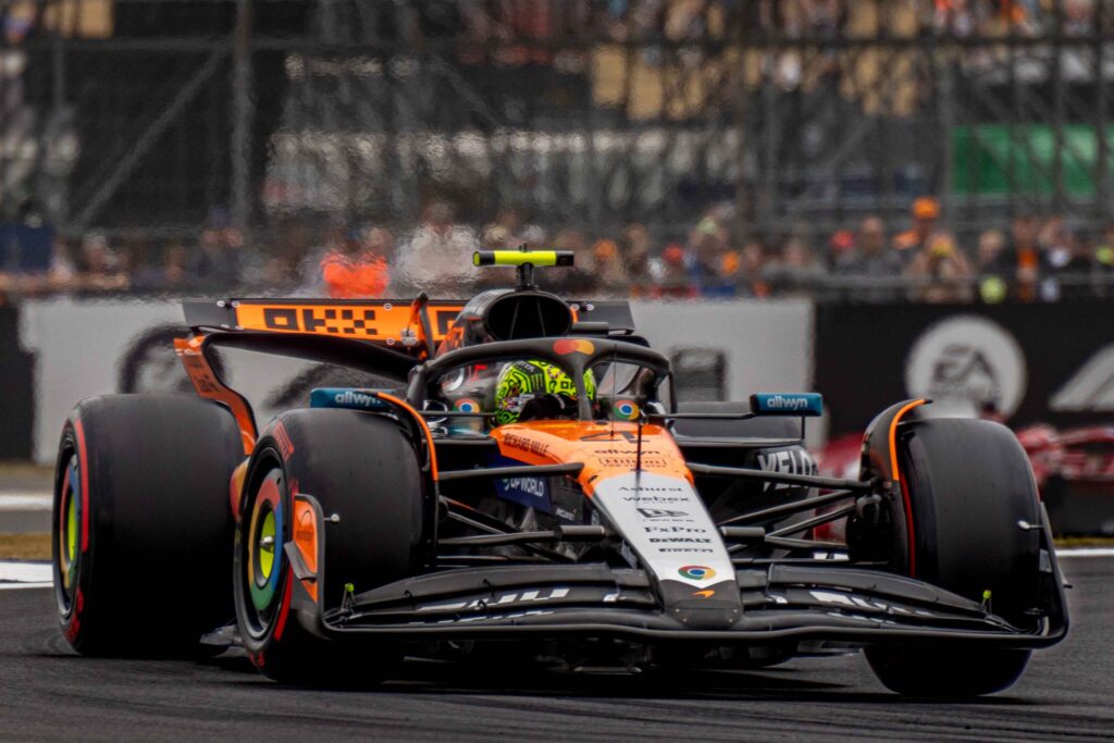 Lando Norris For McLaren At The F1 British Grand Prix 2025
