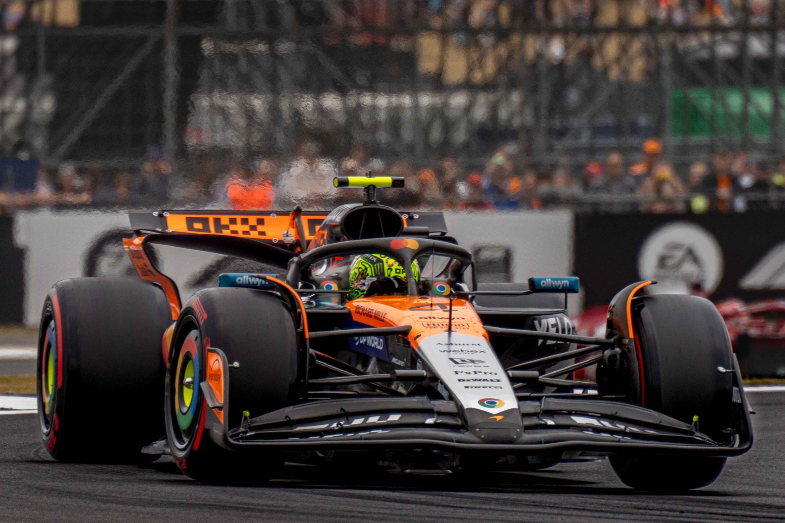 Lando Norris For McLaren At The F1 British Grand Prix 2025
