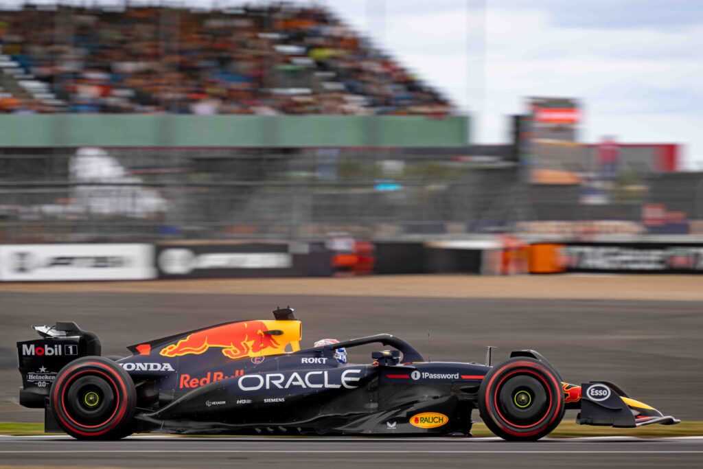 Max Verstappen for Red Bull At The Silverstone F1 Grand Prix 2025