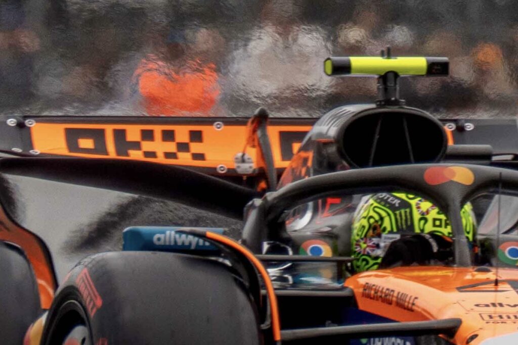 Lando Norris For McLaren At The F1 British Grand Prix 2025