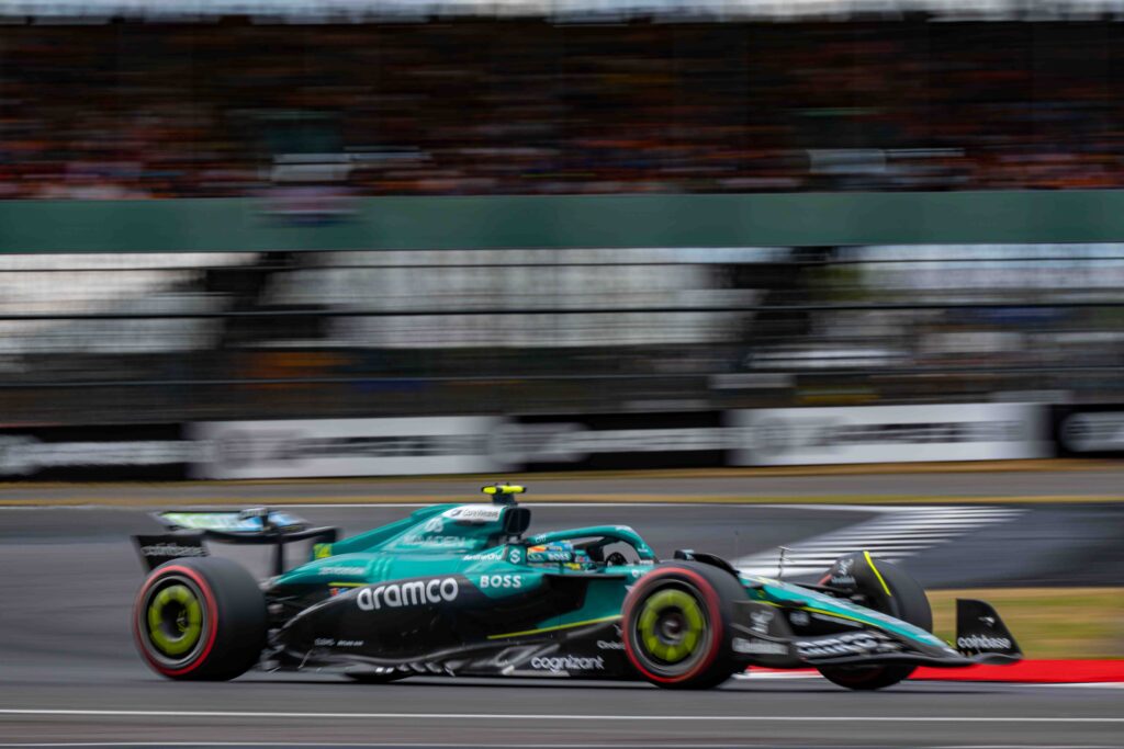 Fernando Alonso For Aston Martin At the F1 British Grand Prix 2025