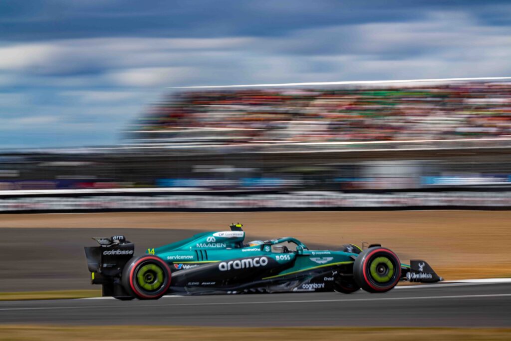 Fernando Alonso For Aston Martin At the F1 British Grand Prix 2025