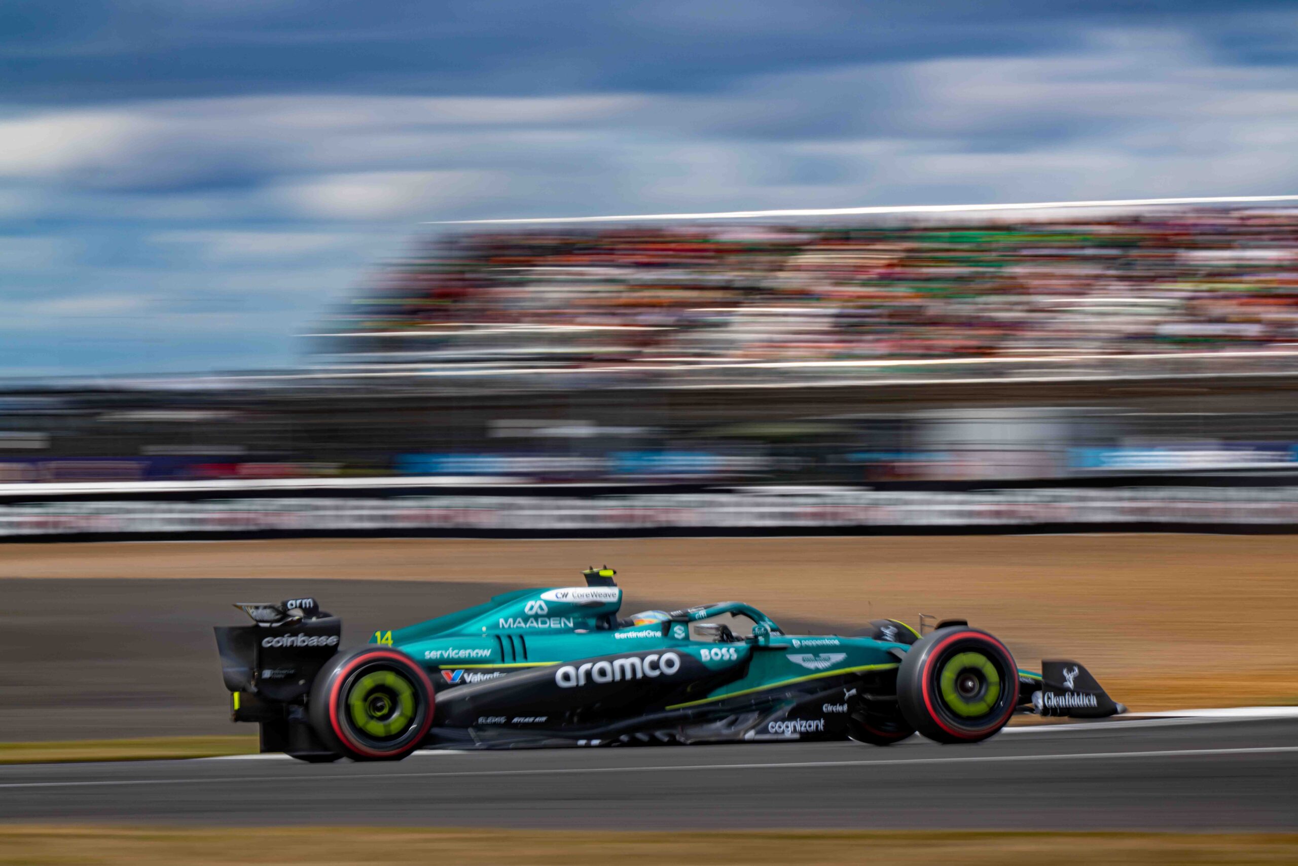 Fernando Alonso For Aston Martin At the F1 British Grand Prix 2025