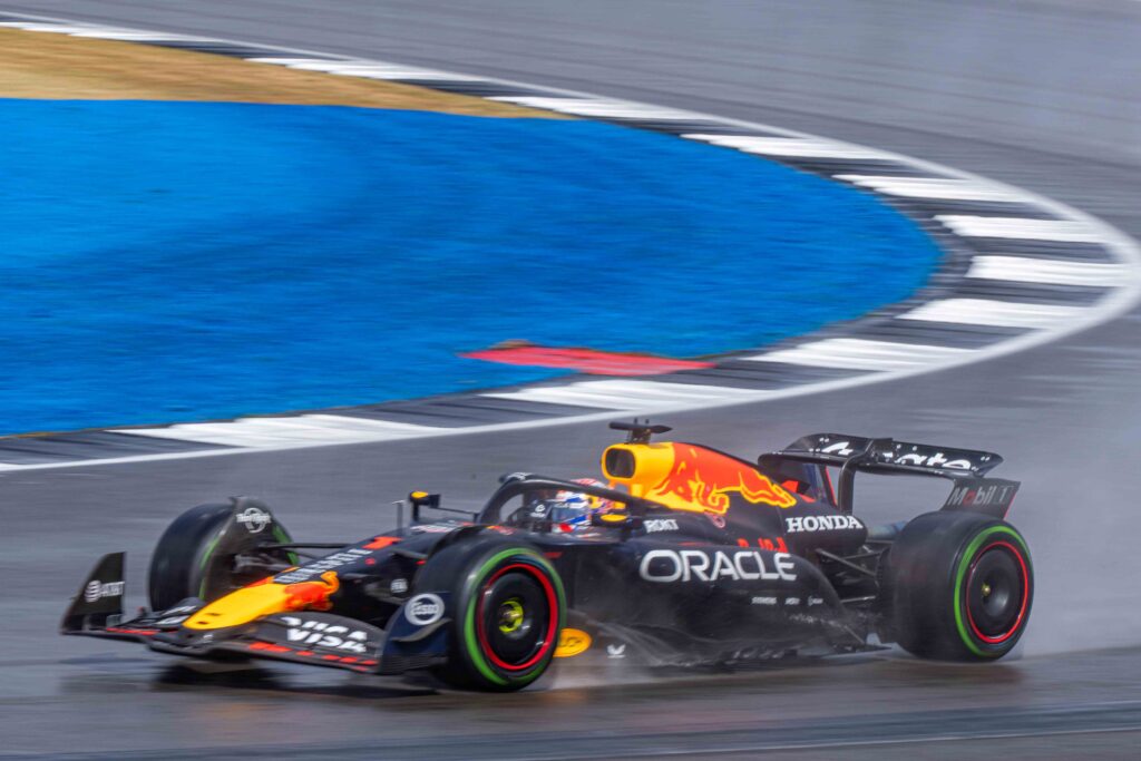 Max Verstappen for Red Bull At The Silverstone F1 Grand Prix 2025