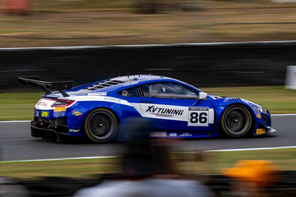 Jay Bridger in a Honda NSX GT3 Evo for Bridger Motorsport British GT Brands Hatch 2025