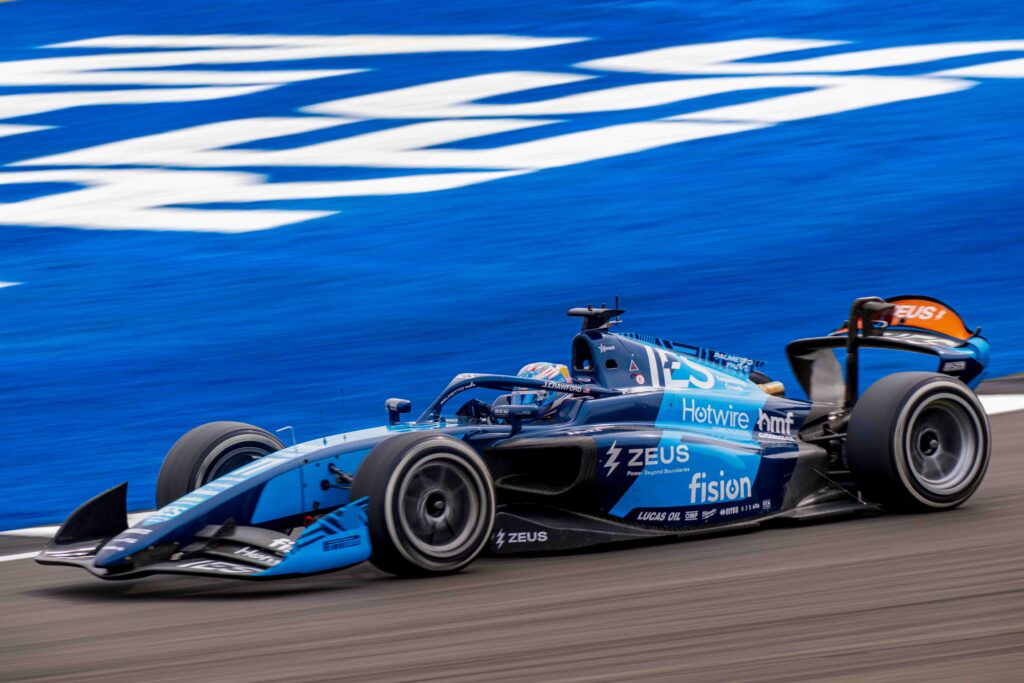 Jak Crawford For DAMS At The 2025 F2 British Grand Prix in Silverstone