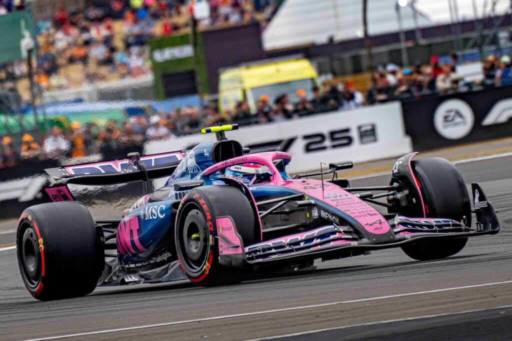 Franco Colapinto During The British F1 Grand Prix 2025