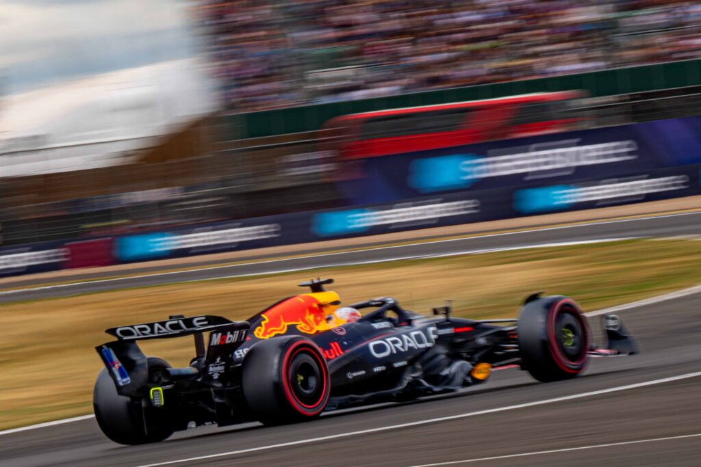 Max Verstappen During Qualifying at the British F1 Grand Prix 2025