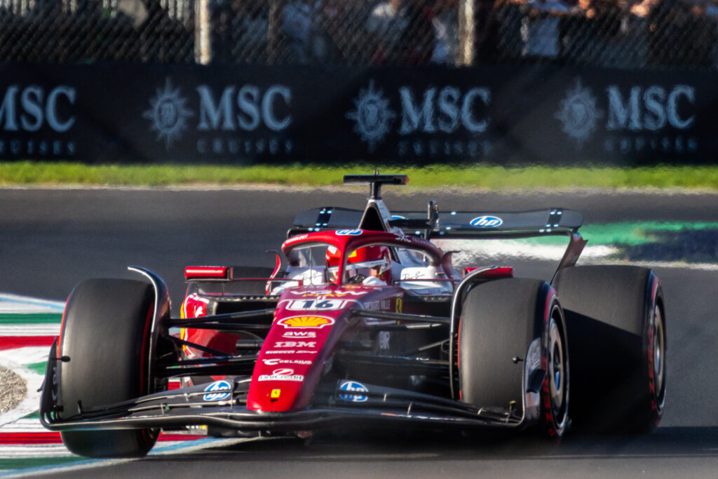 Ferrari's during Free Practice at the Italian F1 GP at Monza 2025
