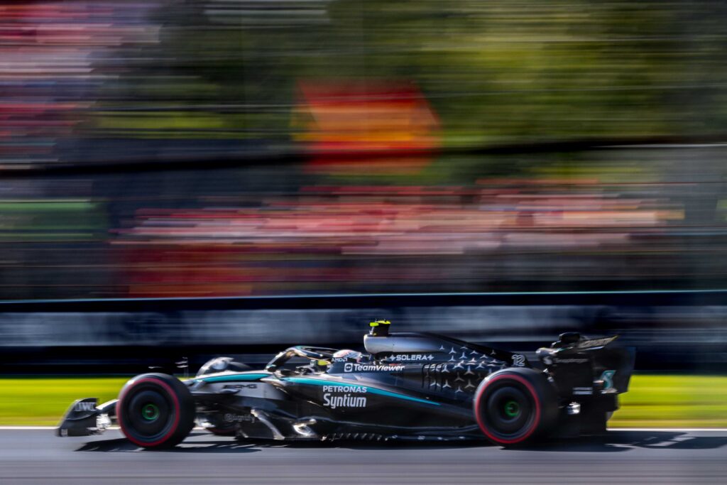 Kimi Antonelli for Mercedes AMG During the Italian F1 Grand Prix Weekend Monza 2025