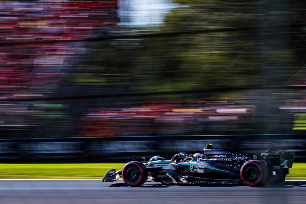 Kimi Antonelli for Mercedes AMG During the Italian F1 Grand Prix Weekend Monza 2025