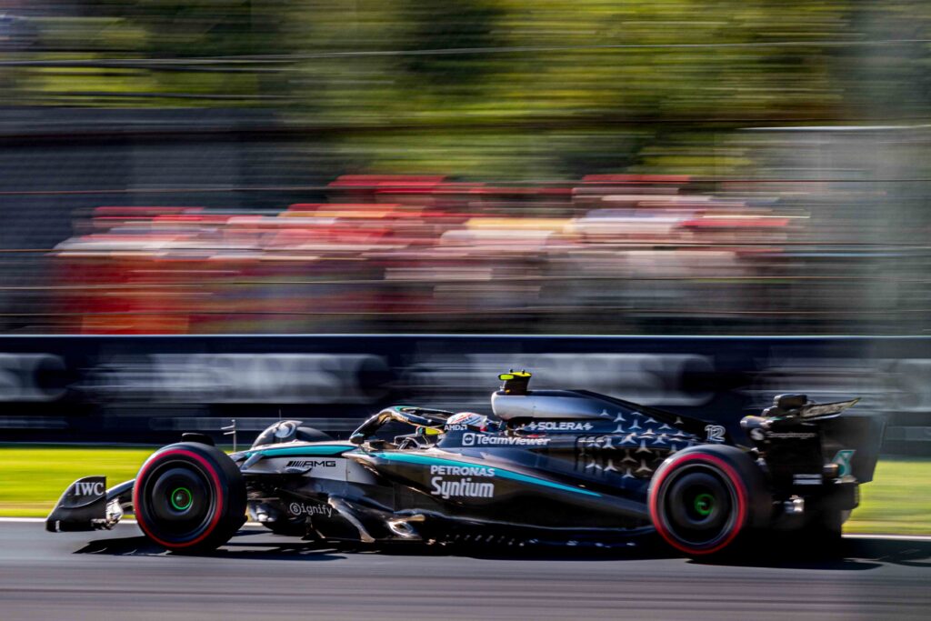 Kimi Antonelli for Mercedes AMG During the Italian F1 Grand Prix Weekend Monza 2025