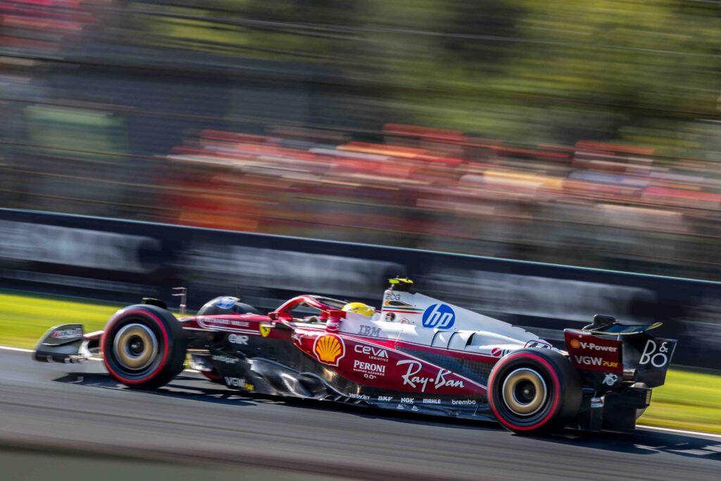 Lewis Hamilton for Ferrari During the Italian F1 Grand Prix Weekend Monza 2025