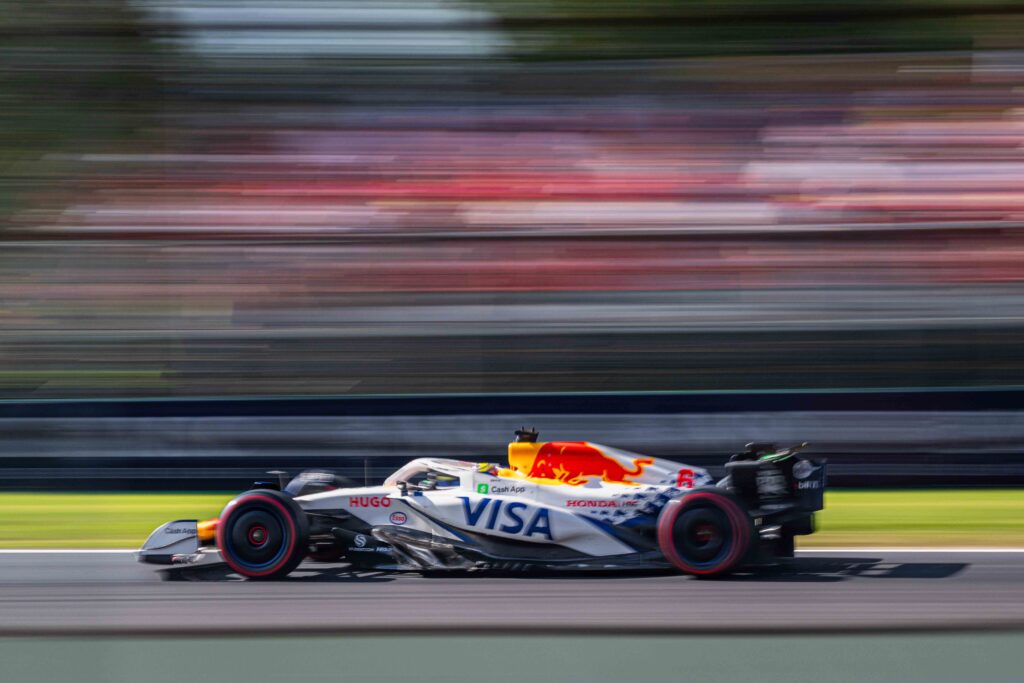 Isack Hadjar During Italian F1 Grand Prix Monza 2025