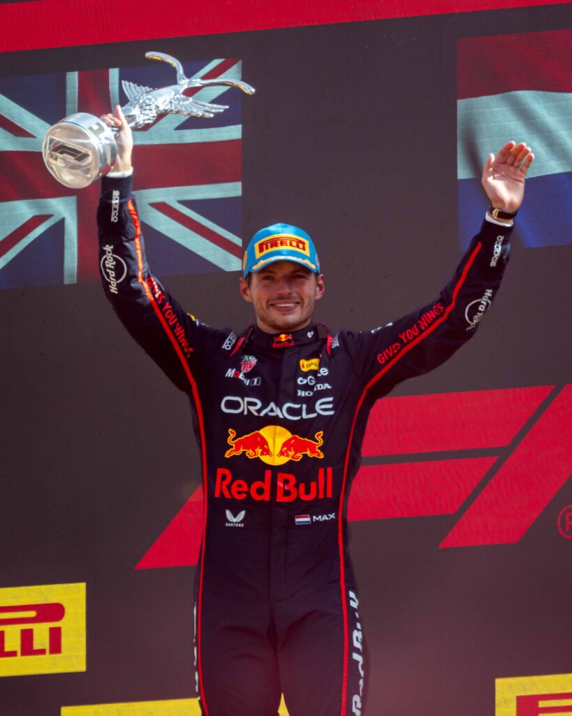 Max Verstappen, Top of the Podium at the Italian F1 Grand Prix Monza 2025