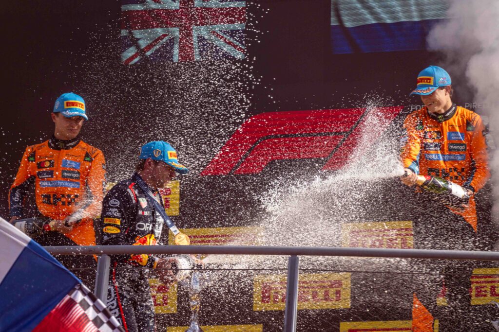 Max Verstappen, Top of the Podium  at the Italian F1 Grand Prix Monza 2025