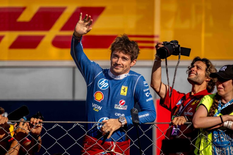 Charles Leclerc at the Italian F1 Grand Prix Monza 2025