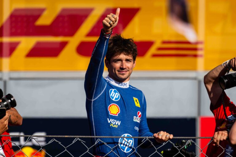 Charles Leclerc at the Italian F1 Grand Prix Monza 2025