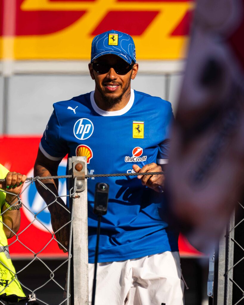 Lewis Hamilton at the Italian F1 Grand Prix Monza 2025