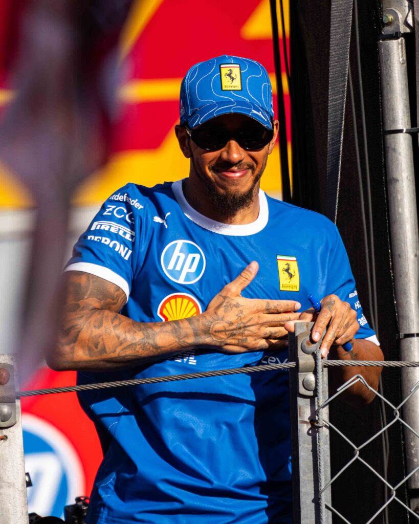 Lewis Hamilton at the Italian F1 Grand Prix Monza 2025